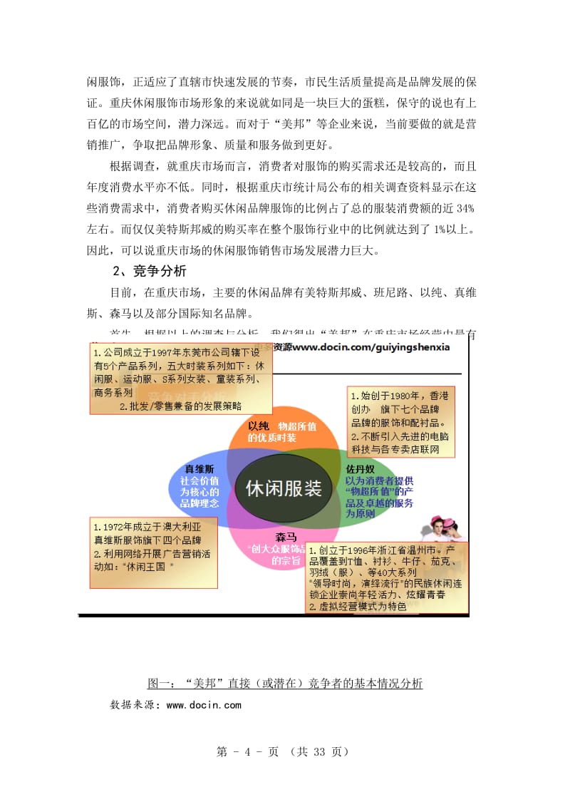 某品牌服飾重慶主城市場整合營銷策劃方案